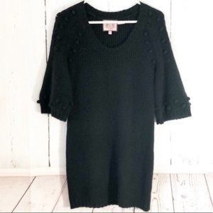 Black Angora Juicy Couture Sweater Dress
